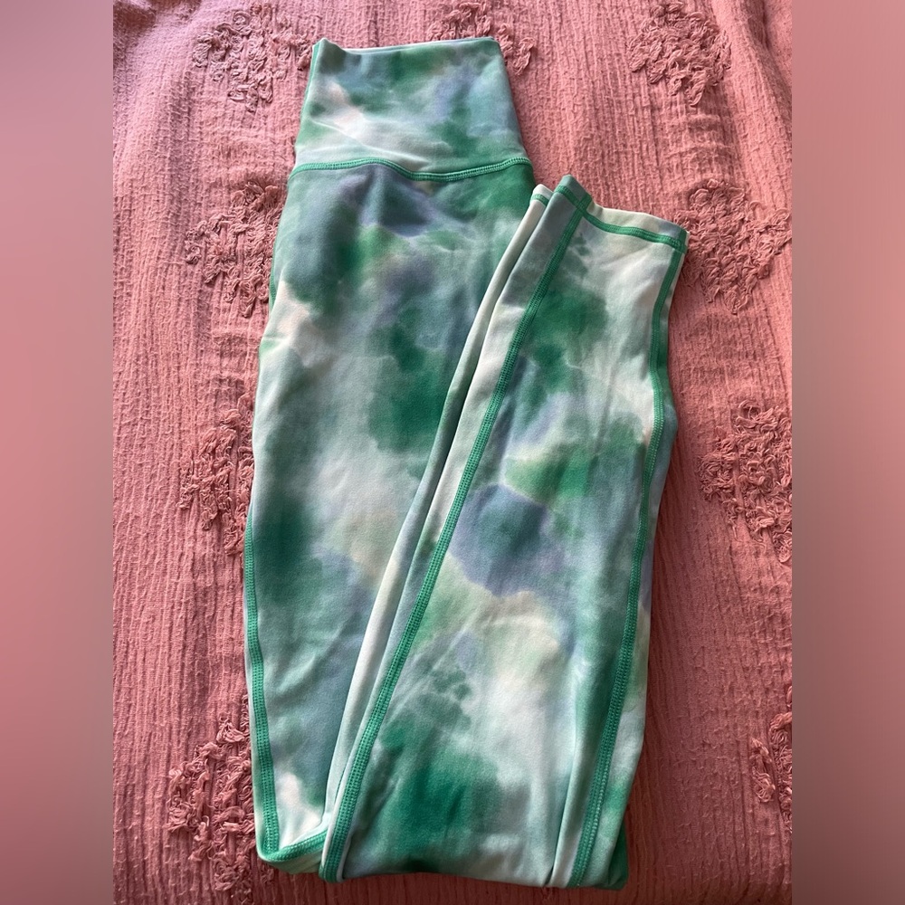 Buffbunny Blue/Green Tie Dye Leggings